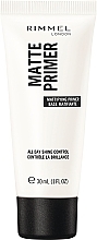 Fragrances, Perfumes, Cosmetics Matte Face Primer - Rimmel London Lasting Matte Primer