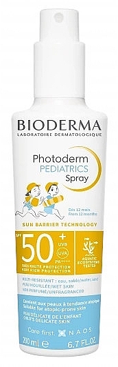 Kids Sun Spray - Bioderma Photoderm Pediatrics Spray SPF50+ — photo N1
