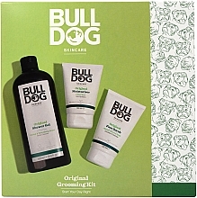Fragrances, Perfumes, Cosmetics Set - Bulldog Skincare Original Grooming Kit (sh/gel/500ml + f/cr/100ml + f/scr/125ml)