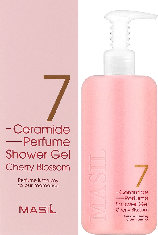 Shower Gel with Cherry Blossom Scent - Masil 7 Ceramide Perfume Shower Gel Cherry Blossom — photo N2