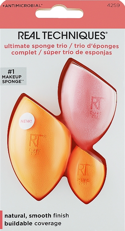 Makeup Sponge Set - Real Techniques Miracle Sponge Trio — photo N1