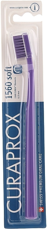Toothbrush "Soft", purple - Curaprox — photo N1