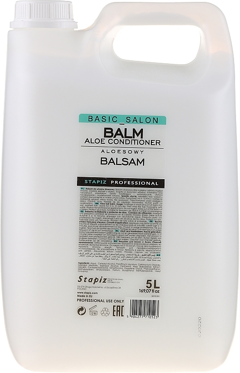 Hair Balm - Stapiz Professional Basic Salon Aloe Conditioner Balm — photo N3