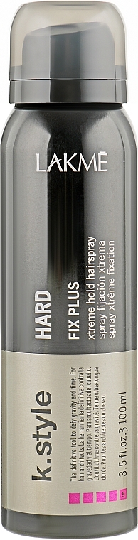 Extra Strong Hold Hair Spray - Lakme K.Style Hard Fix Plus Xtreme Hold Spray — photo N1