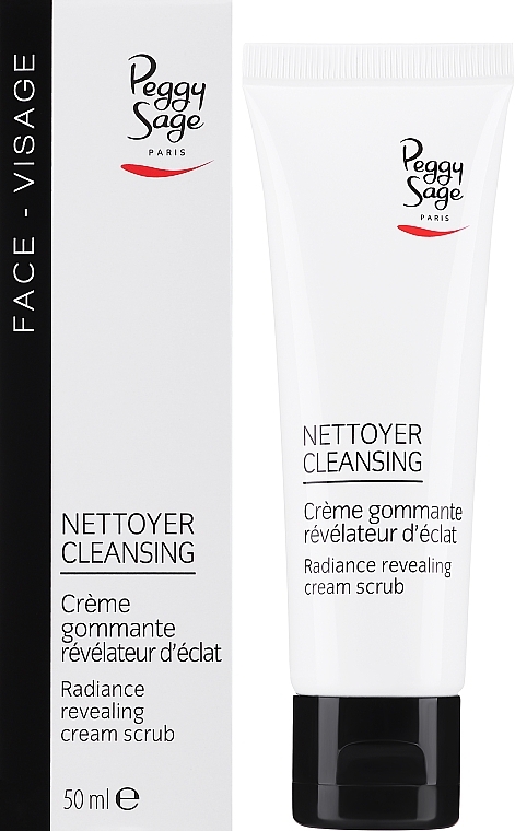 Facial Cream Scrub - Peggy Sage Nettoyer Cleansing Radiance Revealing Cream Scrub — photo N4