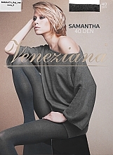 Fragrances, Perfumes, Cosmetics Samantha Tights, 40 Den, nero - Veneziana