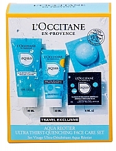 Fragrances, Perfumes, Cosmetics Set - L'Occitane Aqua Reotier (cr/20ml + f/gel/40ml + mask/2x6ml)