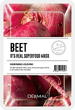 Fragrances, Perfumes, Cosmetics Beet Face Mask - Dermal It's Real Superfood Beat Mask