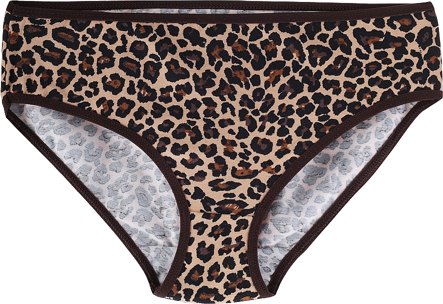 Figi Women Bikini, brown with leopard print - Moraj — photo N1