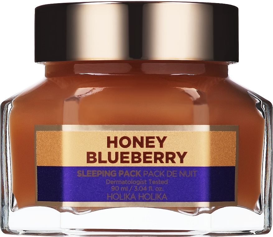 Night Honey Mask "Blueberry" - Holika Holika Honey Sleeping Pack — photo N3