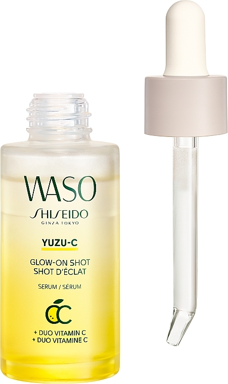 Biphase Face Serum - Shiseido Waso Yuzu-C Glow-On Shot — photo N2