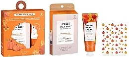 Fragrances, Perfumes, Cosmetics Foot Care Set - Voesh Pumpkin Pie Duo with Nail Stickers
