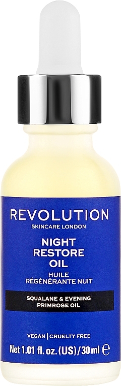 Radiance Oil - Makeup Revolution Skincare Night Restore Oil — photo N2