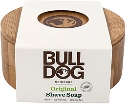 Fragrances, Perfumes, Cosmetics Shave Soap in Bamboo Soap Dish - Bulldog Skincare Original Shave Soap In A Bamboo Bowl