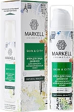 Fragrances, Perfumes, Cosmetics Day Face Cream "Snow Mushroom" for Oily and Combination Skin - Markell Cosmetics Skin&City Face Cream