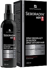 Anti Grey Hair Spray for Men - Seboradin Men Spray Anti Grey Hair — photo N1