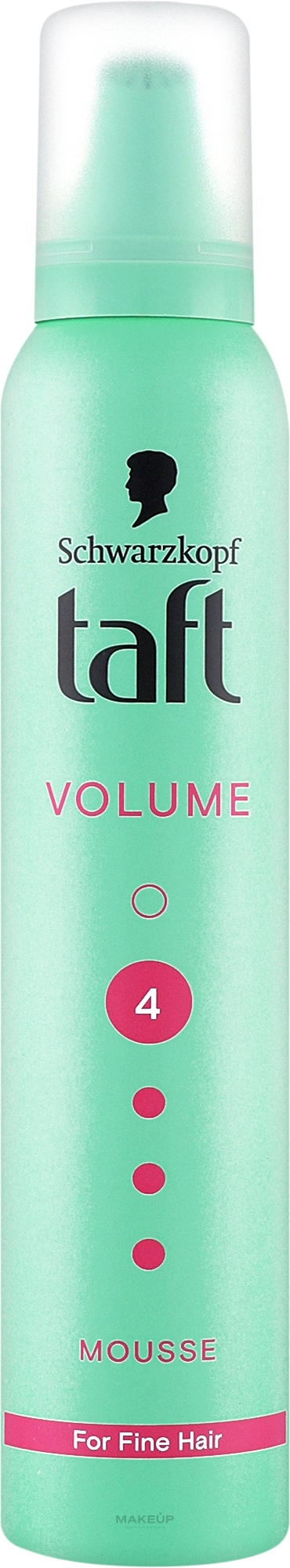 Thin Hair Styling Foam - Schwarzkopf Taft Volume Mousse №4 — photo 200 ml