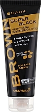 Fragrances, Perfumes, Cosmetics Bronzing Face & Body Lotion - Tannymaxx Brown Super Black Very Dark Bronzing Lotion