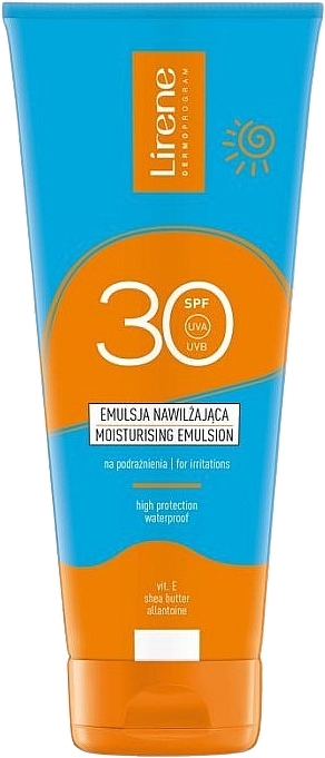 Moisturizing Sunscreen Emulsion SPF 30 - Lirene Moisturising Emulsion SPF 30 — photo N3