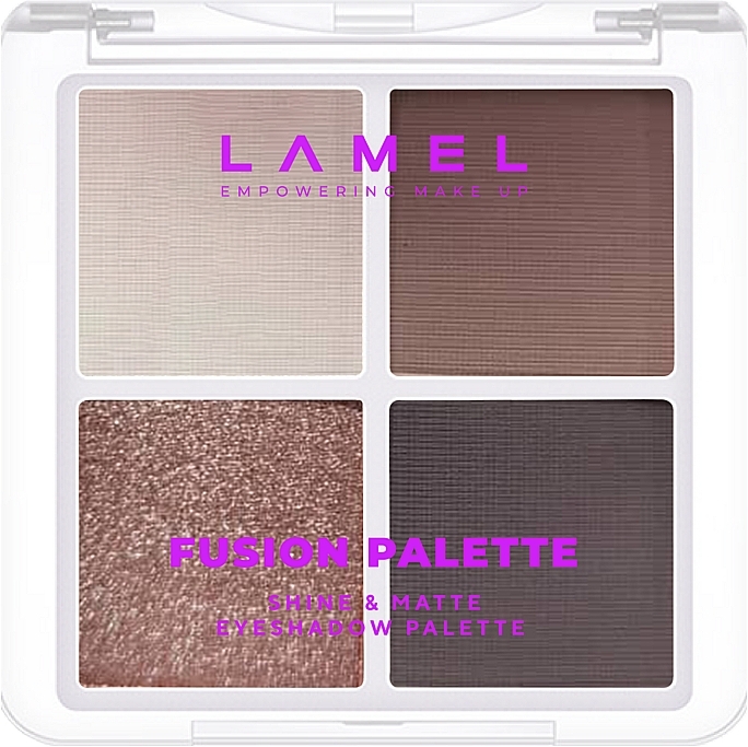 Eyeshadow Palette - LAMEL Make Up Fusion Palette Eyeshadow — photo N1