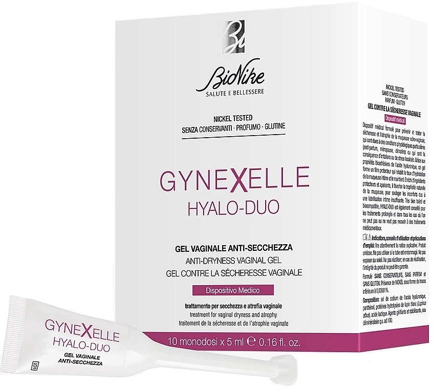 Vaginal Gel - BioNike Gynexelle Hyalo-Duo Vaginal Gel — photo N4