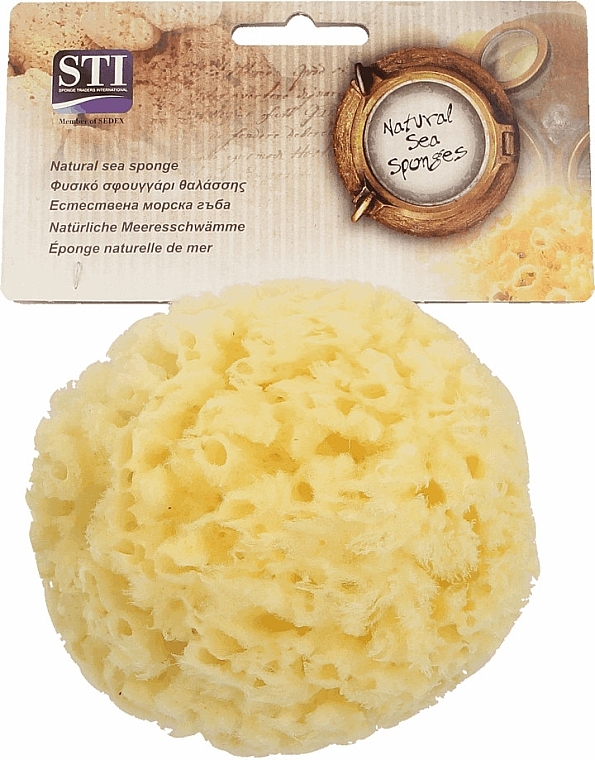 Natural Sea Sponge, size L - STI Natural Grass Sea Sponge — photo N1