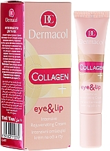 Fragrances, Perfumes, Cosmetics Dermacol - Collagen+ Eye & Lip Cream