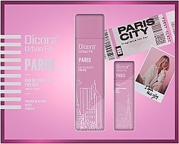 Dicora Urban Fit Paris - Set (edt/100 ml + edt/30 ml) — photo N1