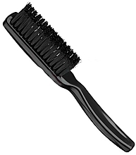 Beard Brush with Handle, black - Eurostile Fade Brush Ragnar Barber Line — photo N1