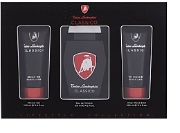 Fragrances, Perfumes, Cosmetics Tonino Lamborghini Classico - Set (edt/125ml + aftersh/balm/100ml + sh/gel/100ml)
