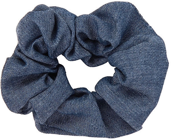 Scrunchie 'Denim', FA-5870, dark blue - Donegal — photo N1