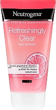 Fragrances, Perfumes, Cosmetics Pink Grapefruit and Vitamin C Face Scrub - Neutrogena Refreshingly Clear Daily Exfoliator