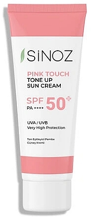 Tinting Sunscreen SPF 50+ - Sinoz Pink Touch Tone Up Sun Cream SPF 50+ — photo N1