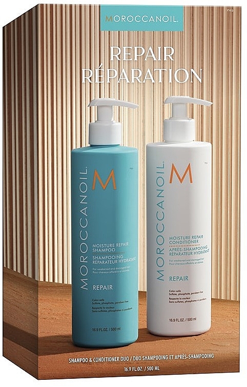 セット - Moroccanoil Repair Shampoo & Conditioner Duo Set (shm/500 ml + cond/500 ml) — photo N2