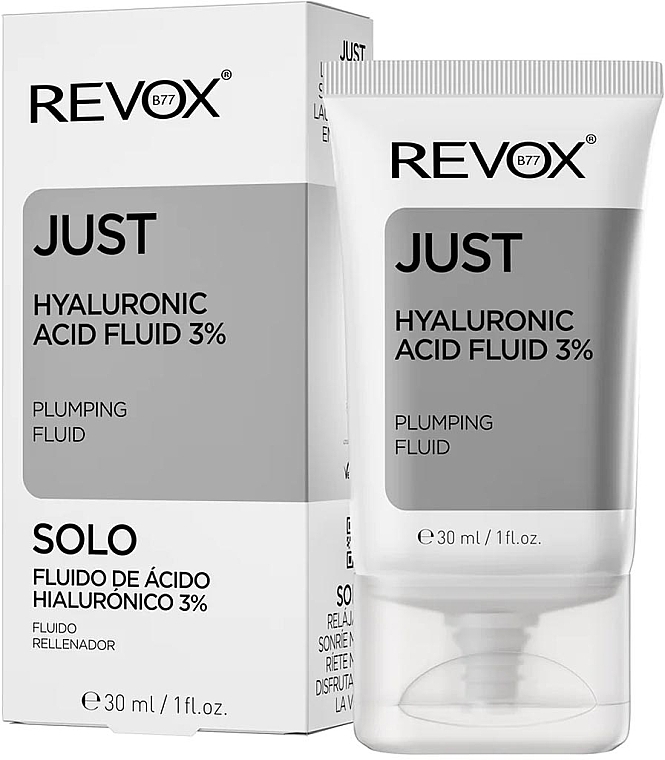 Hyaluronic Face Fluid - Revox Just Hyaluronic Acid Fluid 3% — photo N1