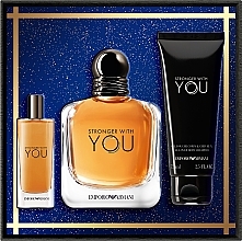 Giorgio Armani Emporio Armani Stronger With You - Set (edt/100ml + edt/15ml + sh/gel/75ml) — photo N3