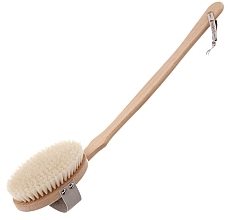 Fragrances, Perfumes, Cosmetics Natural Brush with Detachable Handle - Hydrea London Natural Bristle Body Brush With Detachable Handle