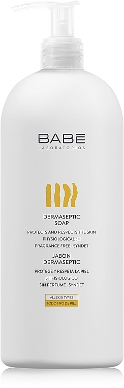 Body & Hand Dermaseptic Bactericidal Soap - Babe Laboratorios  — photo N1
