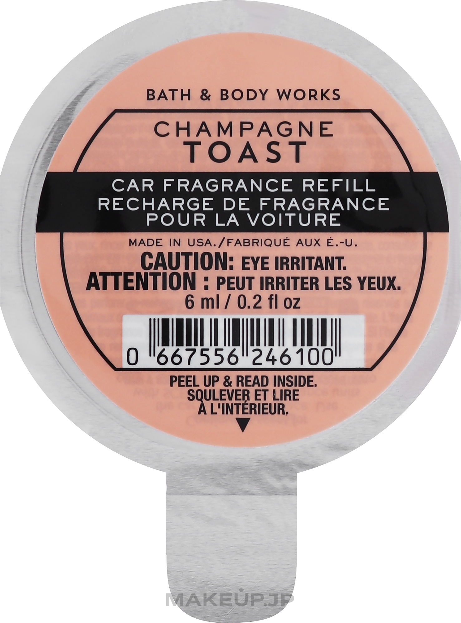 Car Air Freshener - Bath & Body Works Champagne Toast Car Fragrance Refill — photo 6 ml