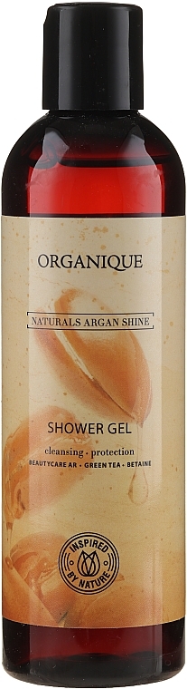 Shower Gel for Dry and Sensitive Skin - Organique Naturals Argan Shine — photo N2