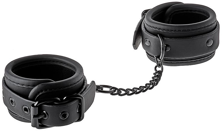 Handcuffs, black - Dream Toys Blaze Handcuff Black — photo N2