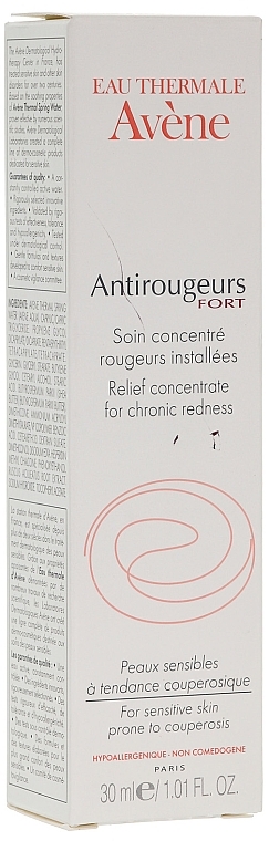 Anti-Couperose Cream - Avene Soins Anti-Rougeurs Relief Concentrate For Chronic Readness — photo N1