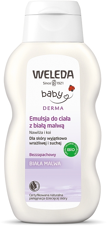 Marshmallow Body Milk for Hypersensitive Skin - Weleda Weisse Malve Pflegelotion — photo N1