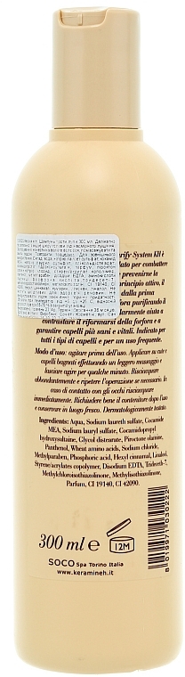 Anti-Dandruff Shampoo - Keramine H Professional Shampoo Antiforfora  — photo N11