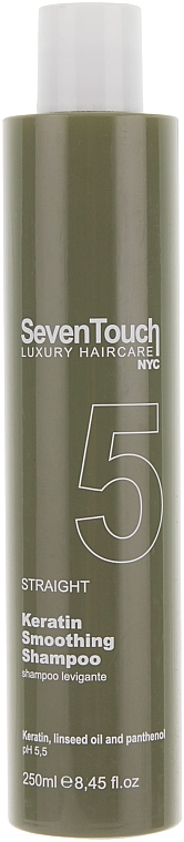 Straigtening Smoothing Shampoo (Keratin Straightening) - Punti di Vista Seven Touch Luxury 5 Keratin Smoothing Shampoo — photo N1