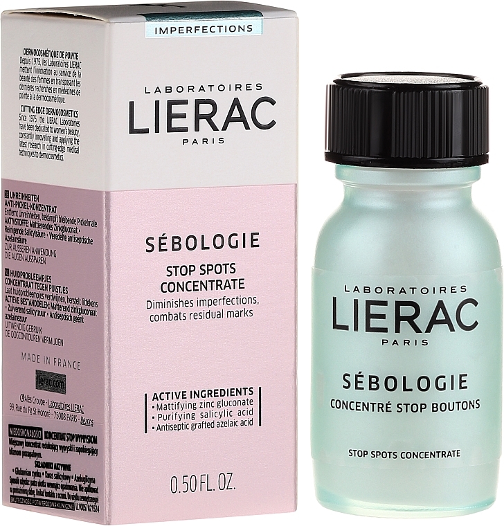 Highly Effective Dermatological Concentrate "Stop Spots" - Lierac Sebologie Blemish Correction Stop Spots Concentrate — photo N2