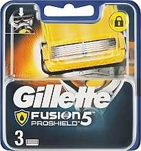 Fragrances, Perfumes, Cosmetics Replacement Shaving Cassettes, 3 pcs - Gillette Fusion ProShield