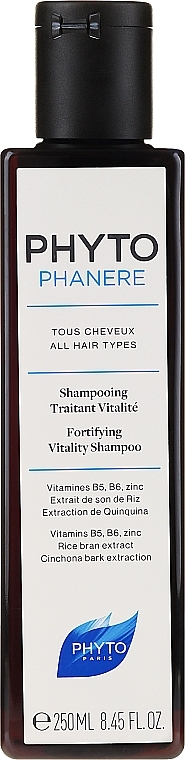 Repair Hair Shampoo - Phyto Phytophanere Fortifying Vitality Shampoo — photo N1