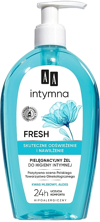 Hypoallergenic Gel for Intimate Hygiene - AA Intymna Fresh Gel — photo N1