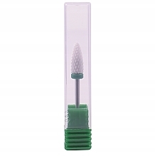 Ceramic Nail Drill CS3 'Flame', hard, green - Sunone — photo N2